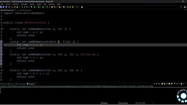 Method Overloading in java | Ch-1 P-12 | Complete Java Course in hindi