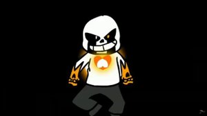 Delta sans против Chara monster