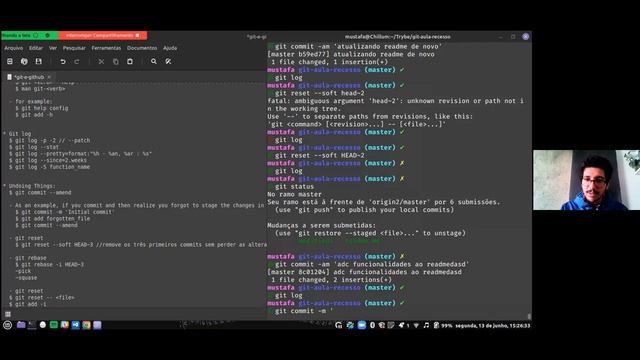 Monitoria - Comandos Git, Oh My Zsh e comandos terminal - Parte 2/2 смотреть онлайн