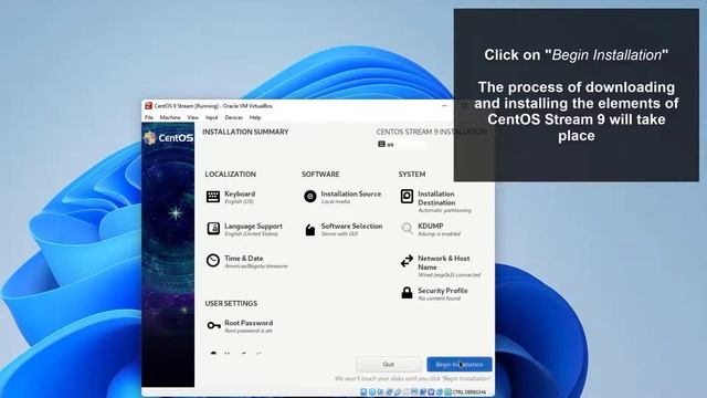✔️ How to install CentOS 9 Stream on VirtualBox
