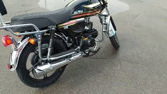 Мопед MOTOLAND ALPHA VR 11 черный смотреть онлайн