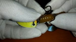 Как увеличить количество поклёвок на колеблющуюся блесну? Делаем хвост для блесны из твистера