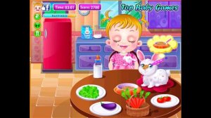 Играем в Беби Хейзел. Ухаживаем за кроликом. Русская озвучка
