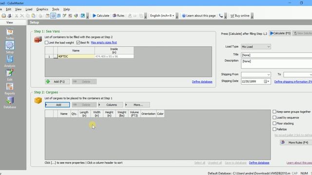 CubeMaster - How to import an Excel file with cargo name and qty смотреть онлайн