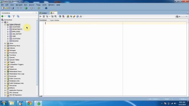 Oracle Sql Developer - Connect to the User