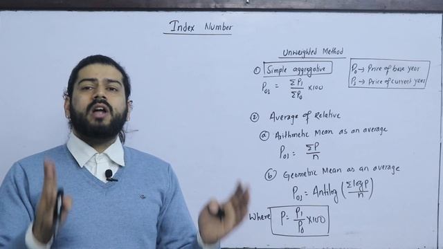 Index Number Part 1 Simple/Unweighted Method BBS First Year Statistics Solution in Nepali смотреть онлайн