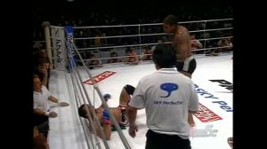 Gilbert Yvel Soccer Kick on Don Frye