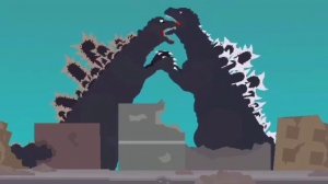 Godzilla 1954 vs Godzilla 1964 | Stick nodes animation| kaiju battles