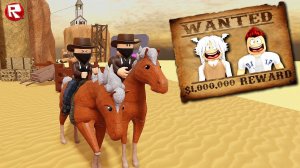 МЫ в РОЗЫСКЕ... | ПОБЕГ из ТЮРЬМЫ в роблоксе | Escape Wild West Obby roblox