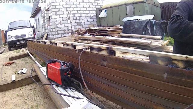 Фермы на крышу навеса(6.40 метров) смотреть онлайн