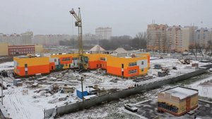 Таймлапс строительства детского сада