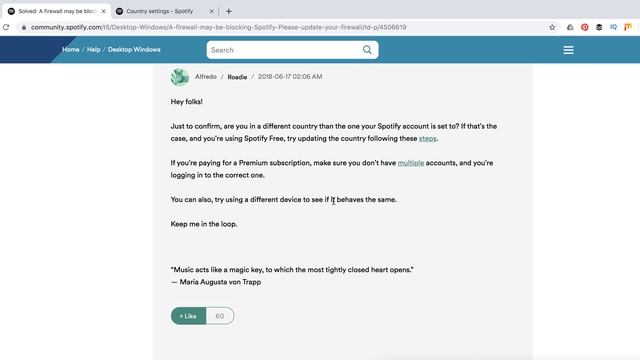 A Firewall may be blocking Spotify solved смотреть онлайн