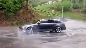 Audi RS6 drift fail