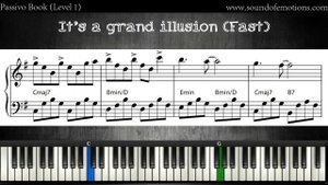 Emotional Piano Music Tutorial - It's a Grand Illusion │Pop Piano Lessons #3