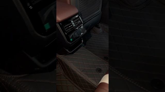3D коврики из экокожи на Geely Monjaro. Установка ковриков за 1 минуту #3Dковрикиизэкокожи