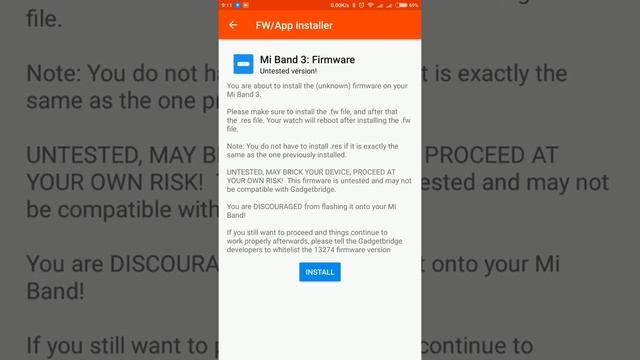 Flash Custom firmware on Mi Band 3