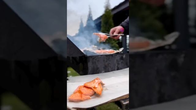 КЕЙТЕРИНГ | Готовим рыбу на гриле #food #catering #fish #grill #готовим #рыбанагриле