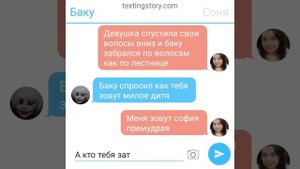 переписка сони и баку