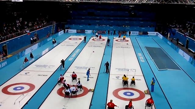 Матч ''Россия - Канада'' (Паралимпийские игры, г. Сочи, ''Ледяной куб'', 15.03.2014 года), 1 часть смотреть онлайн