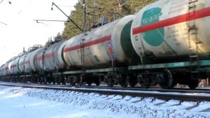 «ЦИСТЕРНЫ В ДОРОГЕ» Наливной поезд Электровоз ВЛ11-403