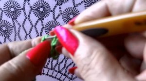 Узор для воротника, шали. Вязание воротника крючком.