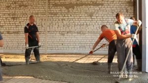 Процесс подготовки полов для бетонной заливки