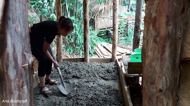 Full Video : 200 Days Living Alone Off Grid, Build Cabin, Shower house, Fireplace With Diy bricks смотреть онлайн