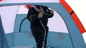 Видео обзор.Палатка зимняя MAVERICK ICE 5, Газовая горелка - кружка APG 2016