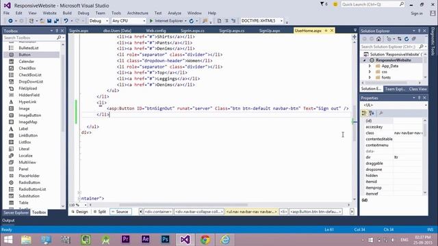 Responsive Website ASP NET Bootstrap Part 9 Secure Login Session,Remember Password Cookie смотреть онлайн