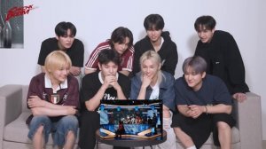 [Русская озвучка Kadza] Реакция Stray kids на клип Chk Chk Boom