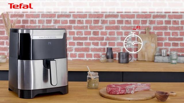 (CZ) Easy Fry & Grill 2v1 XXL nerez EY801D15 - Příprava dvou pokrmů najednou смотреть онлайн