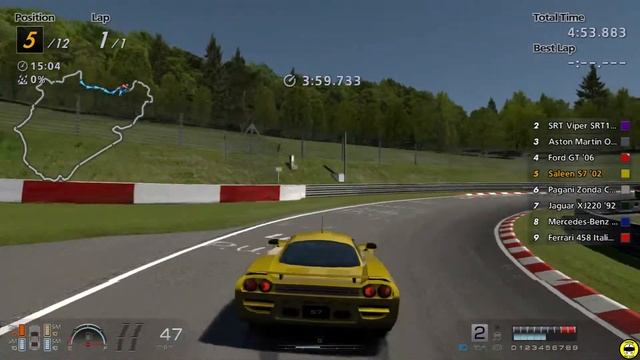 Gran Turismo 6 Seasonal Events Expert Level Non-Racing Car Challenge 550PP - Nürburgring - Saleen S смотреть онлайн