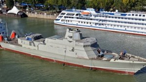 Второй серийный ракетный корабль проекта 22800 шифр Каракурт«Одинцово» приступил к испытаниям