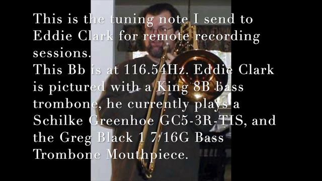 Bb at 116.54Hz for tuning Bass Trombone смотреть онлайн