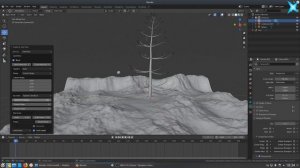 Создание стилизованного горного ландшафта в BLENDER 3D