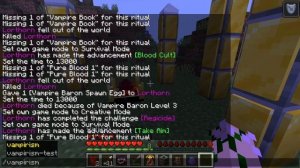 Vampirism Showcase. Minecraft. Become a Vampire.