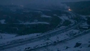 Огненный пар из трубы тепловоза - After Effects отдыхает в сторонке