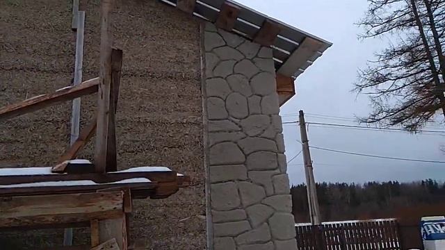 Гараж из арболита.(Продолжение). смотреть онлайн