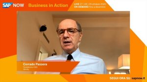 Corrado Passera a SAP NOW: Business in Action