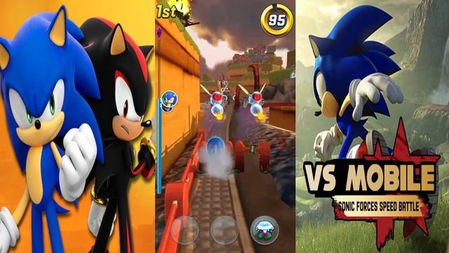 Sonic Forces Speed Battle - Mephiles the Dark vs Boscage Maze Sonic (android, ios) Gameplay 3D смотреть онлайн
