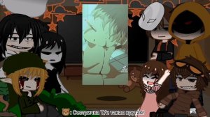 Реакция Creepypasta на Т/и))))