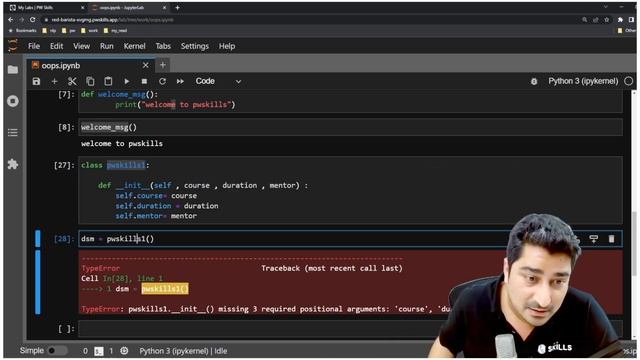 Functions and OOPS | Lecture 14 | Python Full Course For Beginners