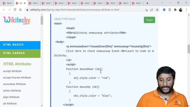 25  HTML Event Attribute - Web Design Tutorial - Web Development Internship - Web Design Course