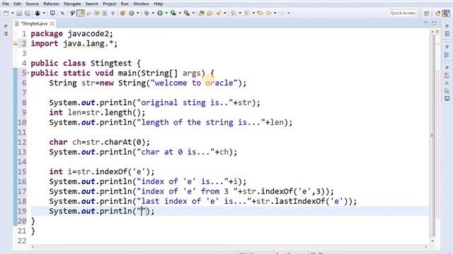 java string example | how to use String class methods смотреть онлайн