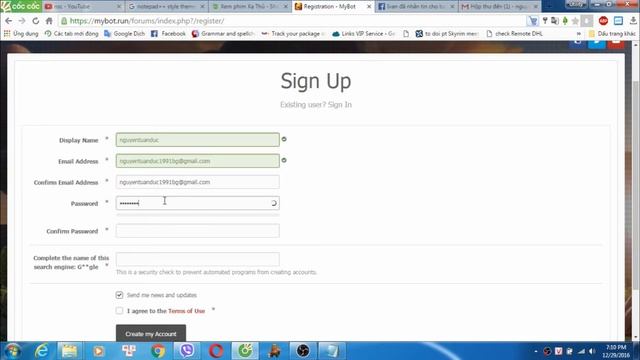 Tạo Account mybot.run dễ dàng chỉ với 3' смотреть онлайн