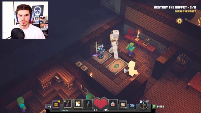 Ep. 84 - Minecraft Dungeons - Highblock Halls Eye of Ender! - Echoing Void DLC смотреть онлайн