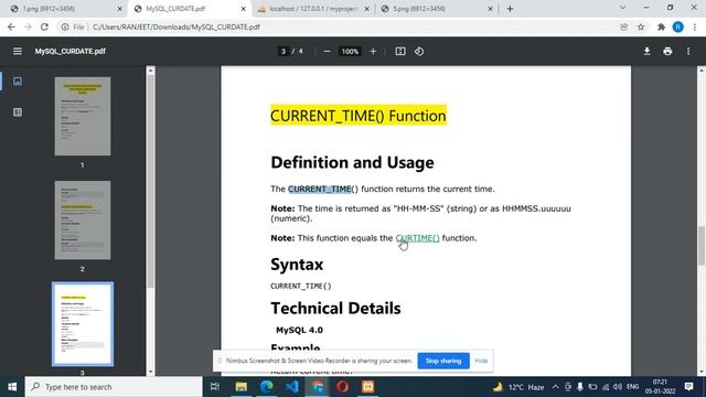MySQL Date Functions Tutorial in Hindi | CURRENT_TIME() | CURRENT_TIMESTAMP() | CURRENT_DATE() смотреть онлайн