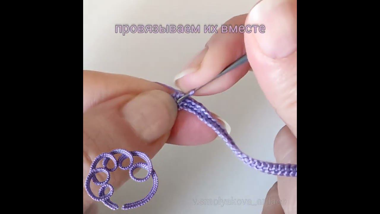 Вяжем завиток спираль смотреть онлайн