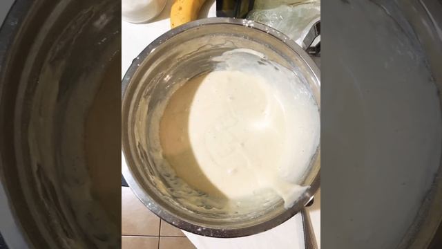 Пышные оладьи с бананом ?