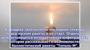 Пуск ракеты «тополь-м» показали в панорамном видео
